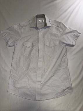 Banyan Pilot Shop Men's Short Sleeve Uniform Shirt with Epauletes